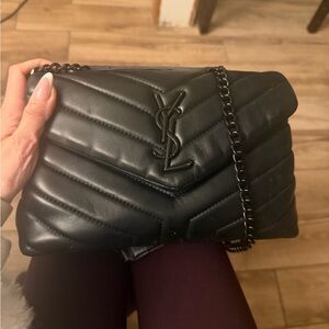 Designer inspiredd Black Quilted Chain Bag